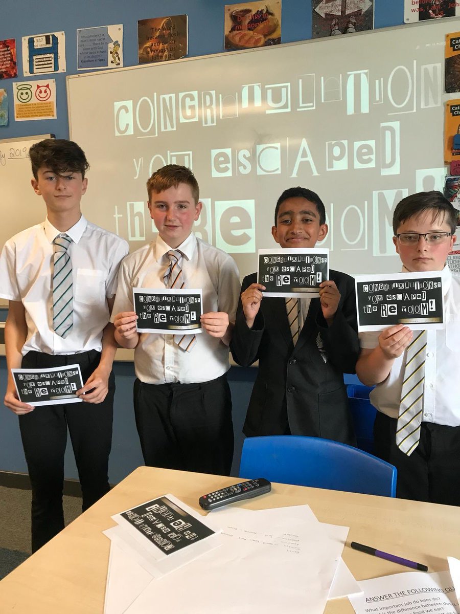 SABmusicRE's tweet image. KS3 pupils have been enjoying the #EscapeRoom in RE. #LowStakesTesting Lots managing to escape in time 😇🌟 @SABSalford