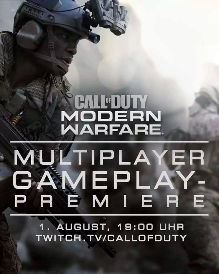 Gestern  wurde ja ein stream von ein 2vs2 in Custom Game gezeigt und gewisse  Leute bei uns in Clan sind zur Zeit sehr begeistert von den neuen CoD  Teil. Wie seht ihr es?
 
 Hier dazu ein Video von gestriegen 2vs2: twitch.tv/videos/4513215…

#CoD2019 #EKFMLY #CoDMW #esports