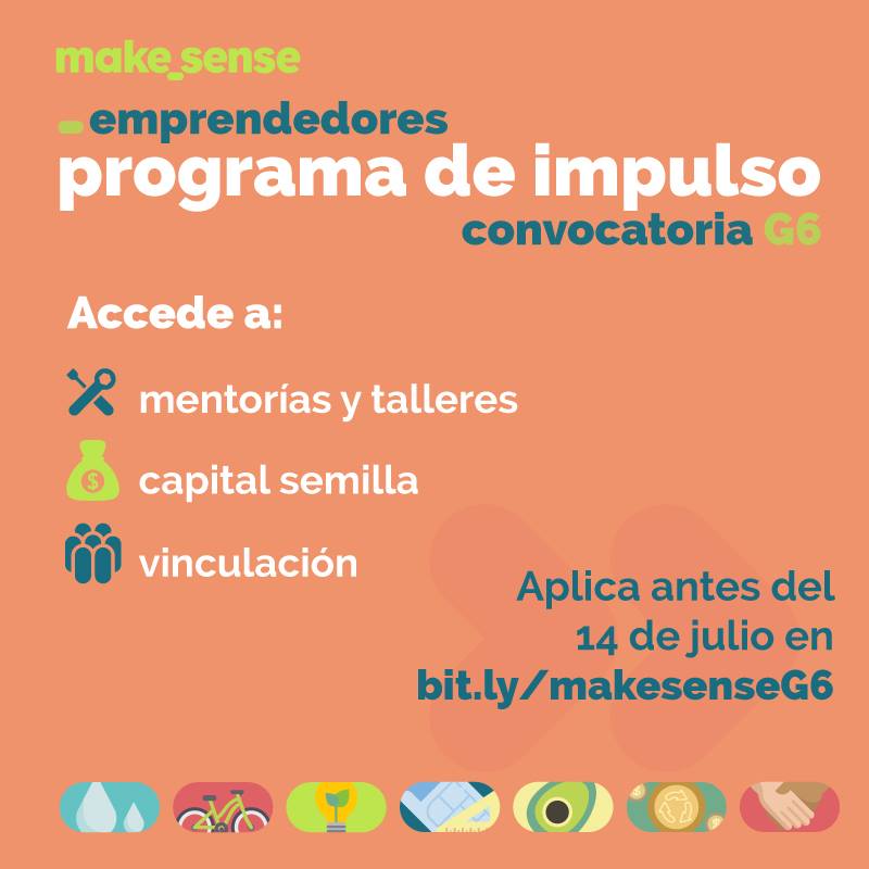 makesense_am's tweet image. 🚨 Últimos días para aplicar al Programa de Impulso para emprendedores socio-ambientales:
Más info aquí: bit.ly/makesenseg6