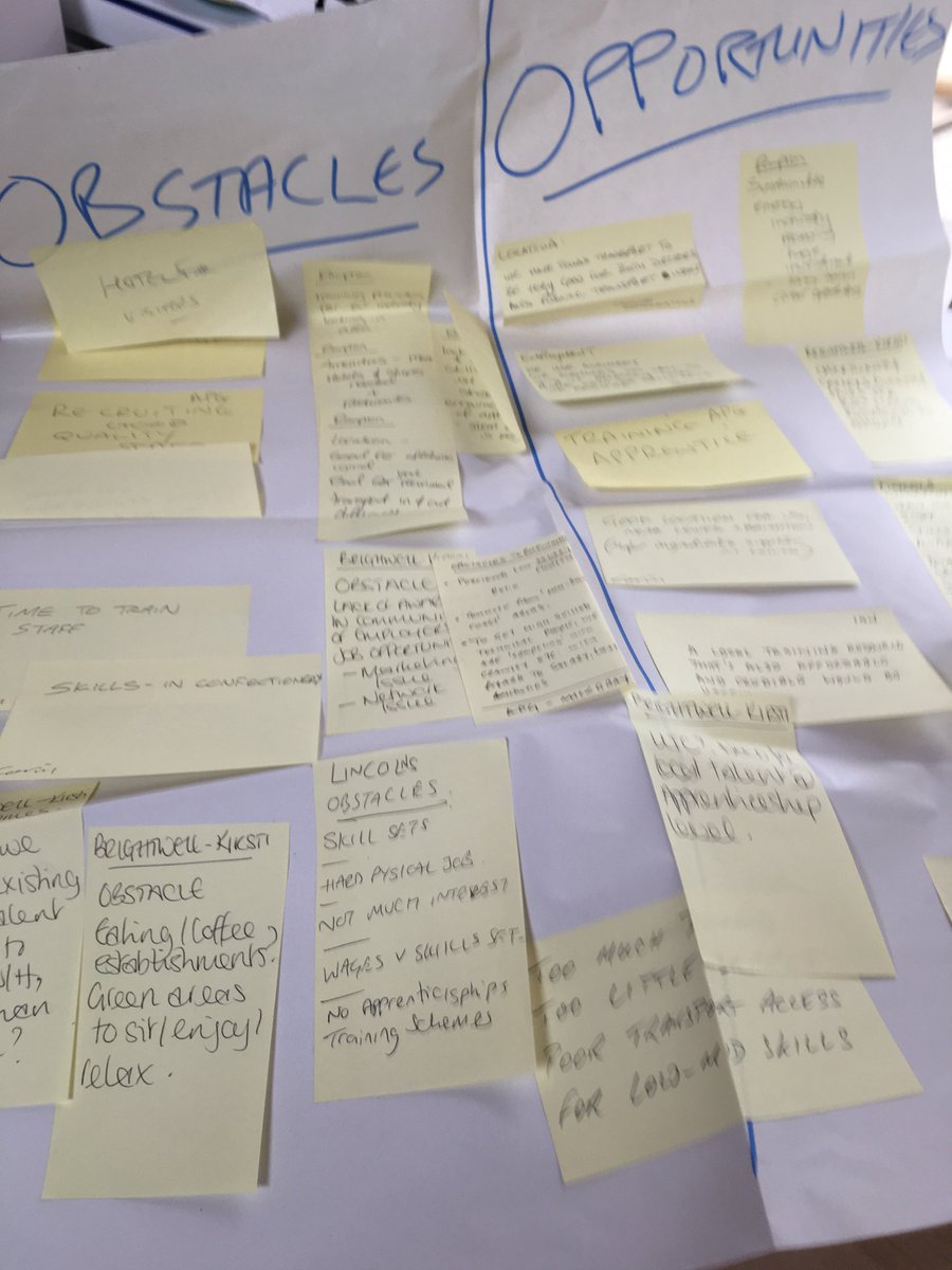 EZNewhaven's tweet image. Working through the comments from the #HRForum with #Newhaven businesses
What&apos;s your view on Newhaven as a place to 
a) employ people?
b) work?