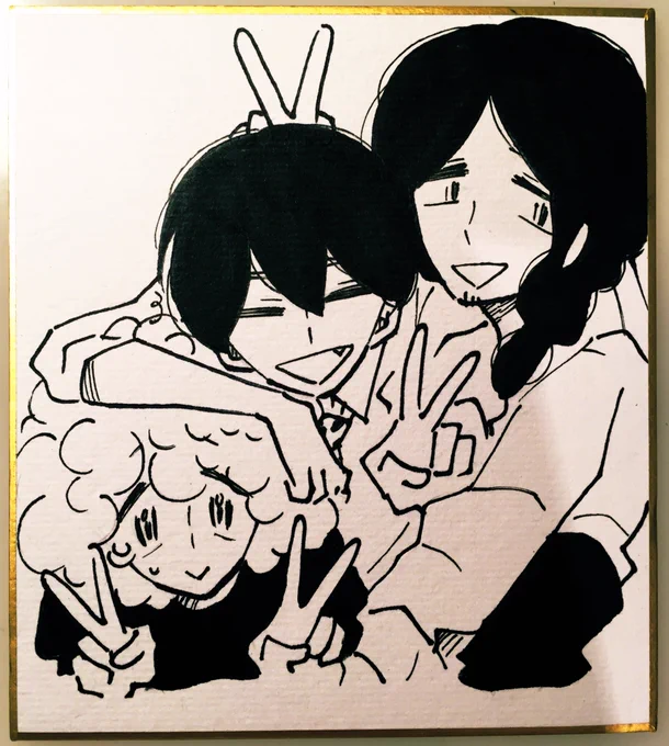 今日は凪の色紙もたくさんかきました。見かけたらよろしくおねがいします。 