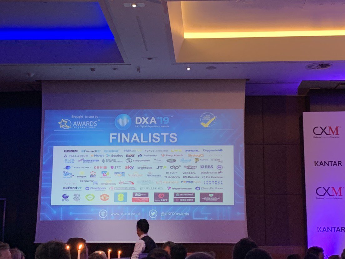 questus's tweet photo. @UKDXAwards 
#DXA19 #questus https://t.co/LlAem1vJeo