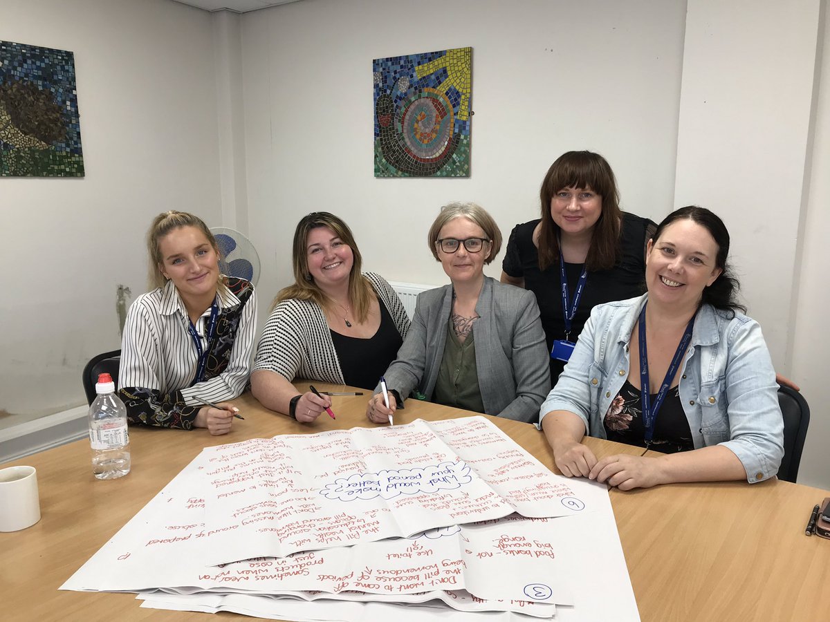 HullHCP's tweet image. Great focus group with @MindHEY this morning around period poverty. The group were answering the question “what would help you have a happy period?” You can tell us what would make your periods happier here: surveymonkey.com/r/happyperiods @Hullccnews @HealthHull #PeriodPoverty