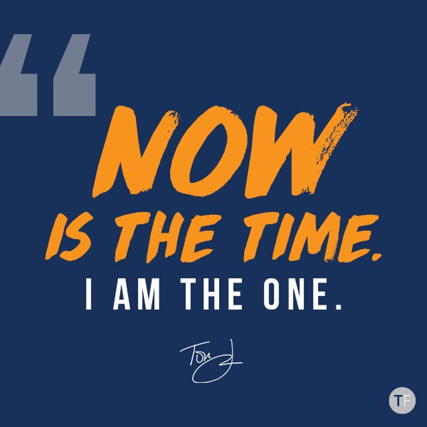 tomferry's tweet photo. Don’t wait for or ask for permission, just start! NOW is the time.⏰ https://t.co/VkHtjHn8Rv