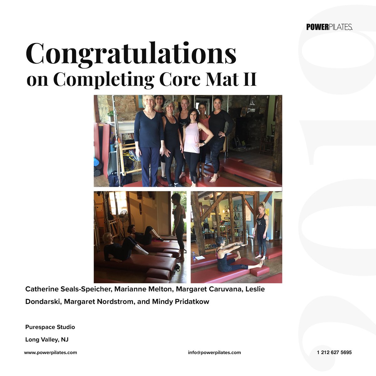 powerpilates's tweet photo. Congratulations on Completing Core Mat II ladies!!
https://t.co/Fkfyk8gaSB
#sixdegreespilates
#pilatesaddict
#pilates
#mindbodysoul #movement
#strength
#powerpilates #pilatesposse #livelifestrong
#corecult
#ucontrolu #feelbetterallday #bendwithoutbreaking #classicalpilates https://t.co/r3YeNBENGw