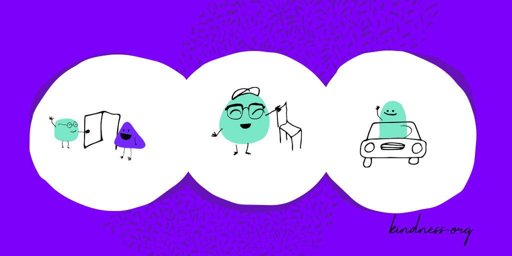 Small gestures of kindness can go a long way. During your daily commute, try letting someone in your lane, giving up your seat on the train, or opening the door and letting others in first... #choosekindness