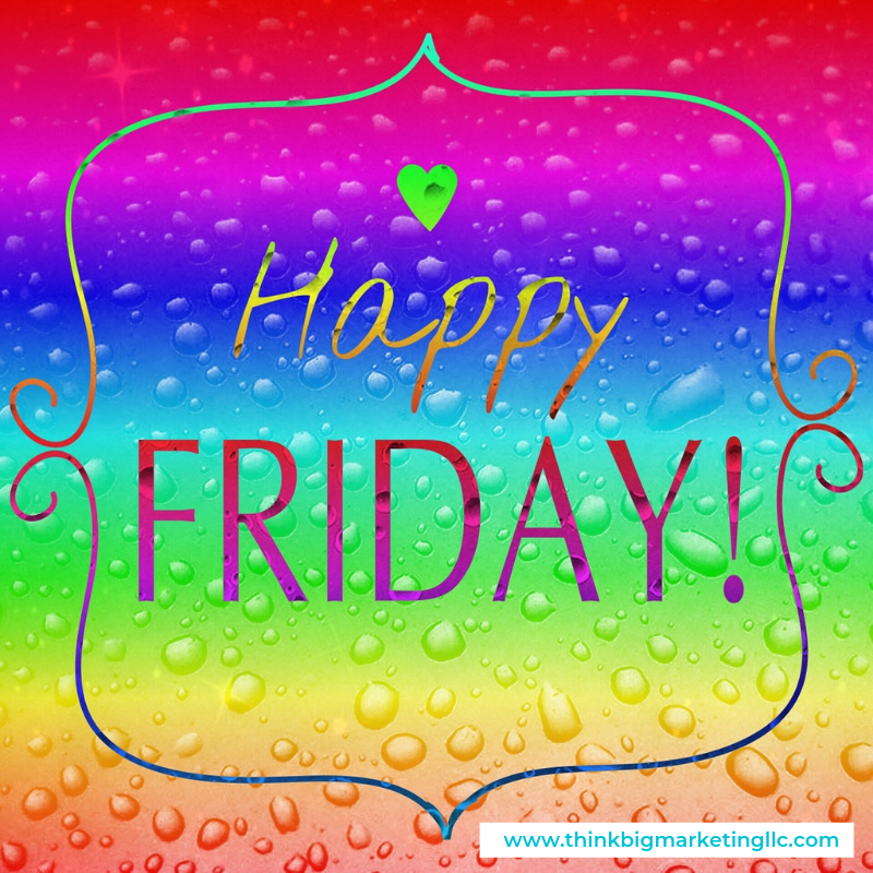 ThinkBigMktg's tweet photo. #HappyFriday #TGIF #ThinkBig #Thinkbigmarketingllc https://t.co/CYBaYp6lbH