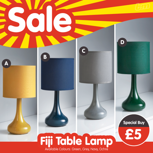 table lamps at b&m