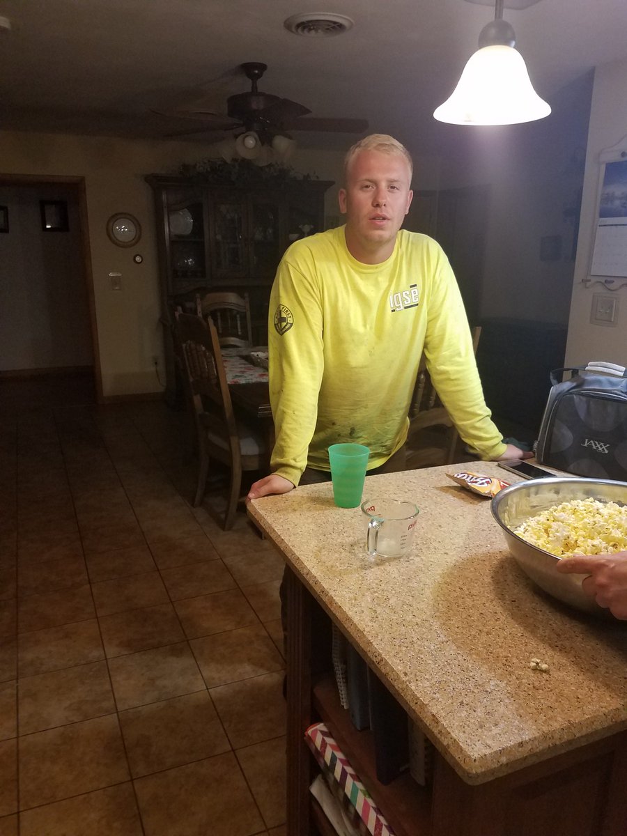 nickchatterton's tweet photo. Super proud of this kid! Working 12-hour days pouring concrete and hauling around rebar and practically living on his own in cissna park. He's getting stronger and smarter and will be ready for some sjo football! https://t.co/XDeGT9tUO6