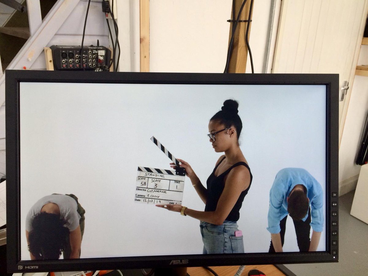 PrestonStFilms's tweet image. Big thanks to our production assistant Jamie, rocking the clapperboard on set at Oak Farm Studios #bts #documentary #production #skills