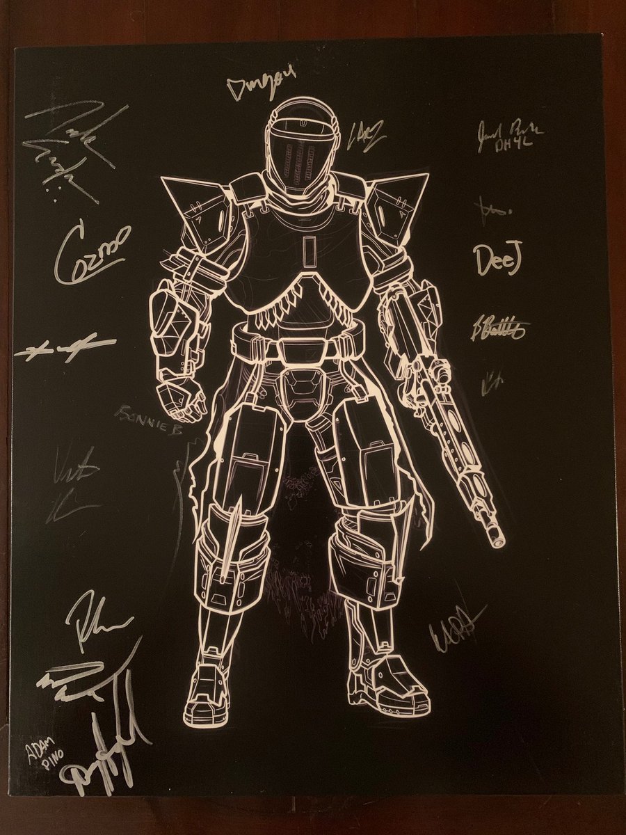 Mercules904's tweet image. To benefit @StJude, we're raffling off 3 canvas prints signed by the @Bungie Away Team and @actor_morla, and 2 decks of cards signed by 52 amazing members of the Destiny Community!

RT this for 1 free entry, then click the link below to donate for more:

tiltify.com/@mercules904/c…