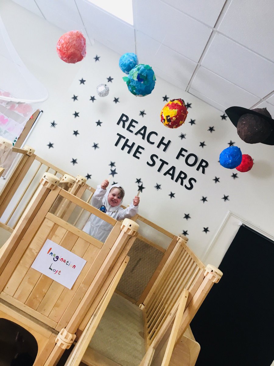 snapgrosvenor's tweet photo. 5....4....3....2....1...BLAST OFF! Preschool have been exploring their new imagination loft #havingablast #outofthisword #snapscience #preschool https://t.co/Js4MfU0DcJ