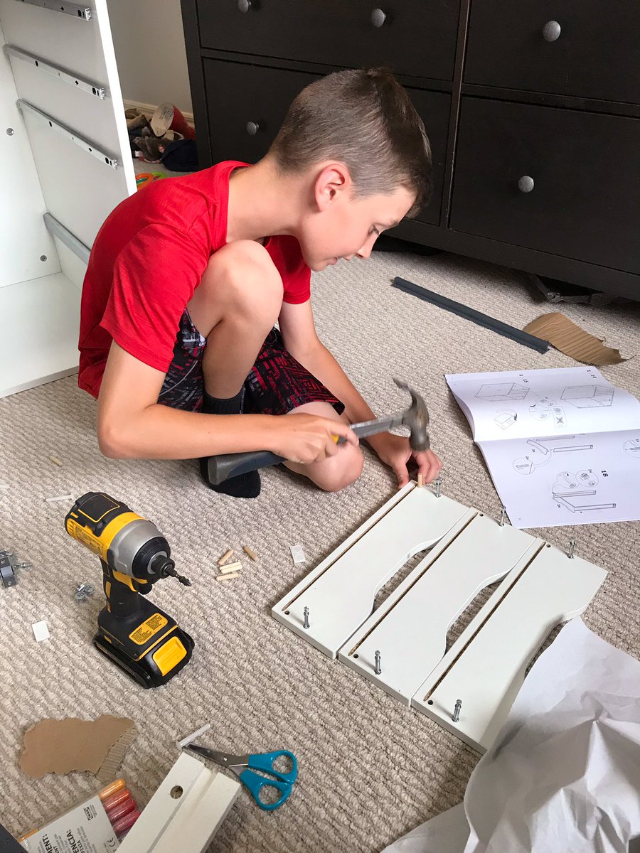 mrsmeadK2's tweet photo. Iโm here if you need help but I wonโt do for you, what you can do yourself ๐ So proud to build their own desks today!
#CapableKids @IKEACanada #newdesks #newbedrooms #handsonlearning #minibuilders https://t.co/A9SVr6DK68