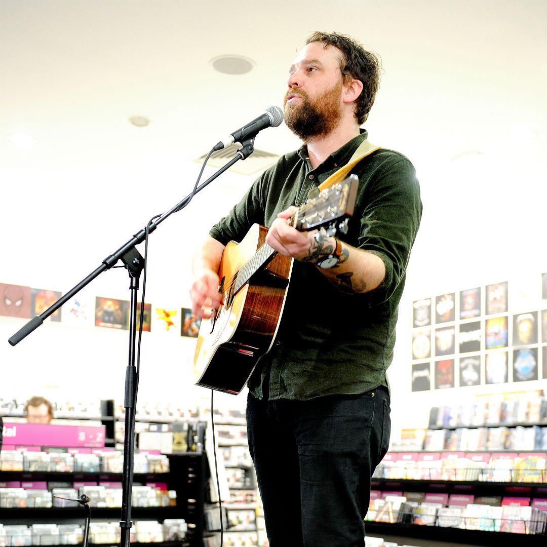 hmvtweets's tweet image. Today sees the release of #TinyChanges: A Celebration of @FRabbits 'The Midnight Organ Fight' which sees the likes of @CHVRCHES, @BiffyClyro, @TheNational and @dcfc team up to honour the late great Scott Hutchison, pictured here at @hmvManchester in 2016.