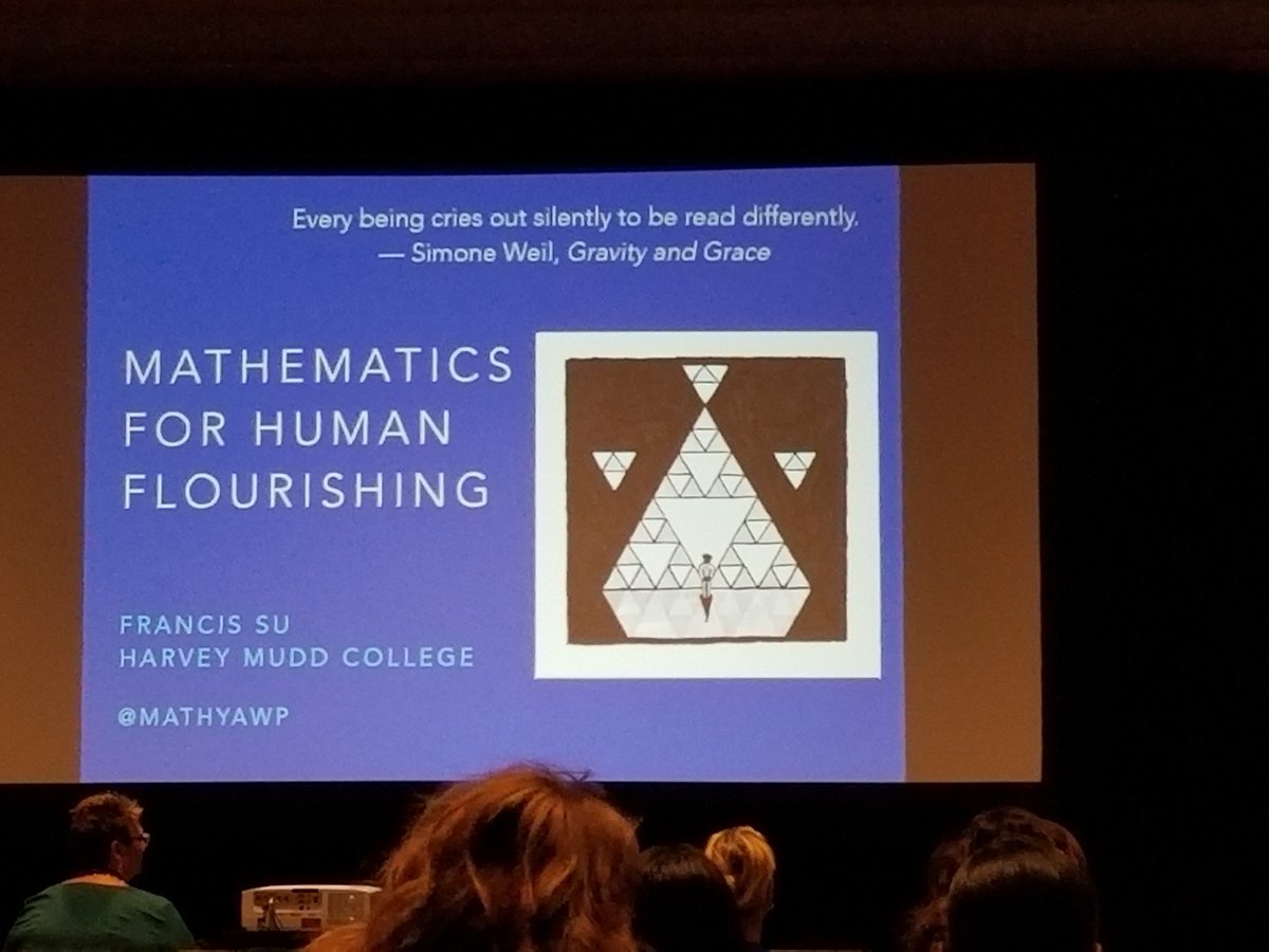 Every being cried out silently to be read... <a href="/mathyawp/">Francis Su - mostly posting at 🦋</a> 
So glad I got up early and came to this session with this speaker!  <a href="/RTIMathRRISD/">Regina Payne</a>