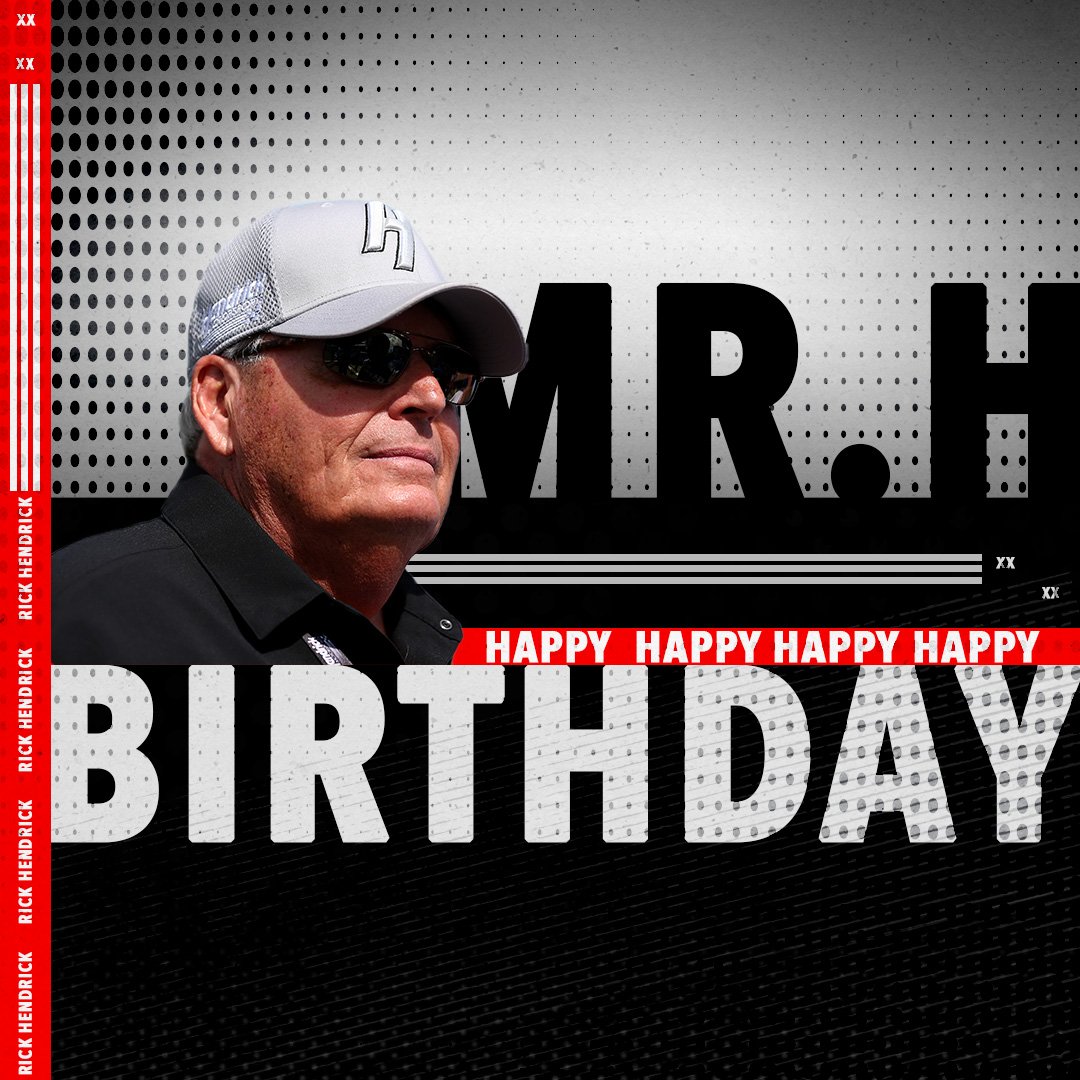 Join us in wishing Rick Hendrick a very happy birthday! 