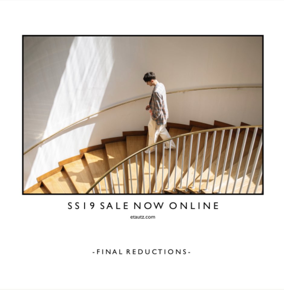 Summer Sale. Final Reductions. 
#menswear