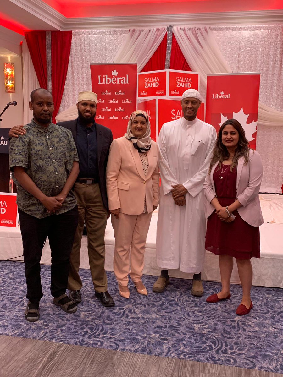 HonKamalKhera's tweet photo. Congratulations to my dear friend @SalmaZahid15 on a successful fundraiser last night!
People of #ScarboroughCentre are lucky to have a champion like you in their community! #RealChangeIsWorking #PositivePolitics #lpc https://t.co/49PDf3pfnp