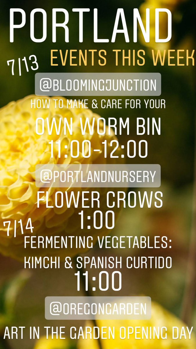 RexiusLandscape's tweet image. Green Happening this week