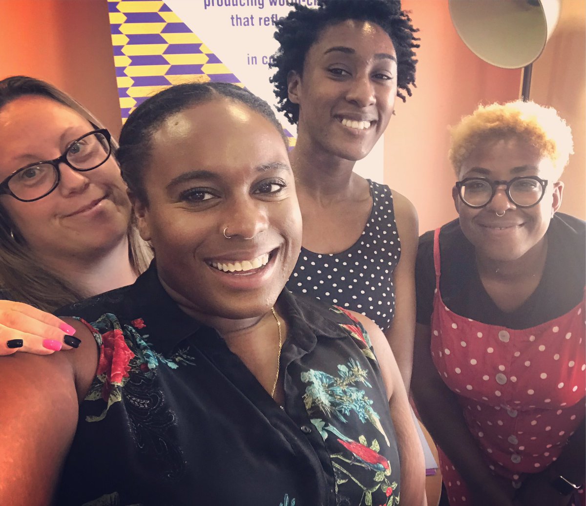 AnastasiaOseiK's tweet photo. Last day @tiatafahodzi as trainee artistic director! What a great two years 🙌🏾 lots of love to #adleadership programme leaders and partners including @NMHIBUIsHere ❤️ not the end just a change ☺️ Now on to the freelance writer, director and associate life 😁 https://t.co/8ALZnONuKA