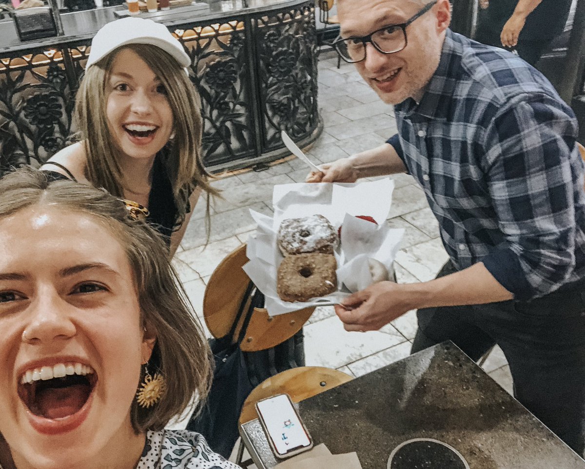 psylovich's tweet photo. Another wonderful annual meeting of the society for text and discourse! Thanks to the A+ advisor @ProfRapp for showing us around his stomping grounds in NYC. And thanks for ST&D for picking a less awkward conference hashtag #TextDiscourse2019 #DontForgetTheAmpersand #RappLabEATS https://t.co/fw8PDsQxC1