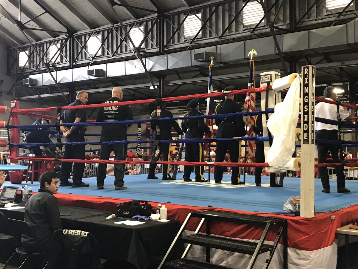 JoliARobin's tweet photo. Our @DallasPD Honor/Color Guard is opening up the 6th Annual @DallasParkRec & @DallasPAL #BattleinBigD Boxing Tournament. https://t.co/7Wep86I3OG