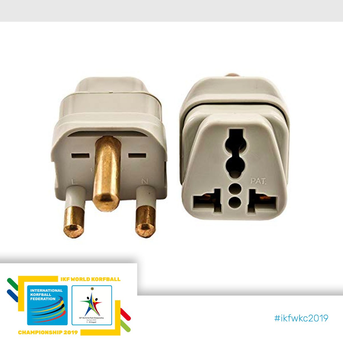 With only 20 days to go to the #IKFWKC2019 it's time to start packing &amp; preparing!

You will need to buy an International adapter for your electronic devices, chargers, hair dryers etc.
(Picture 3)
If unavailable in your Country, purchase at a Duty Free shop in SA when you land.