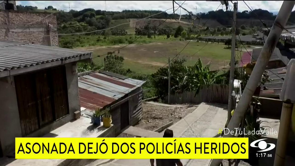 Dos policías resultaron heridos en asonada en Popayán http://noticiascaracol.com