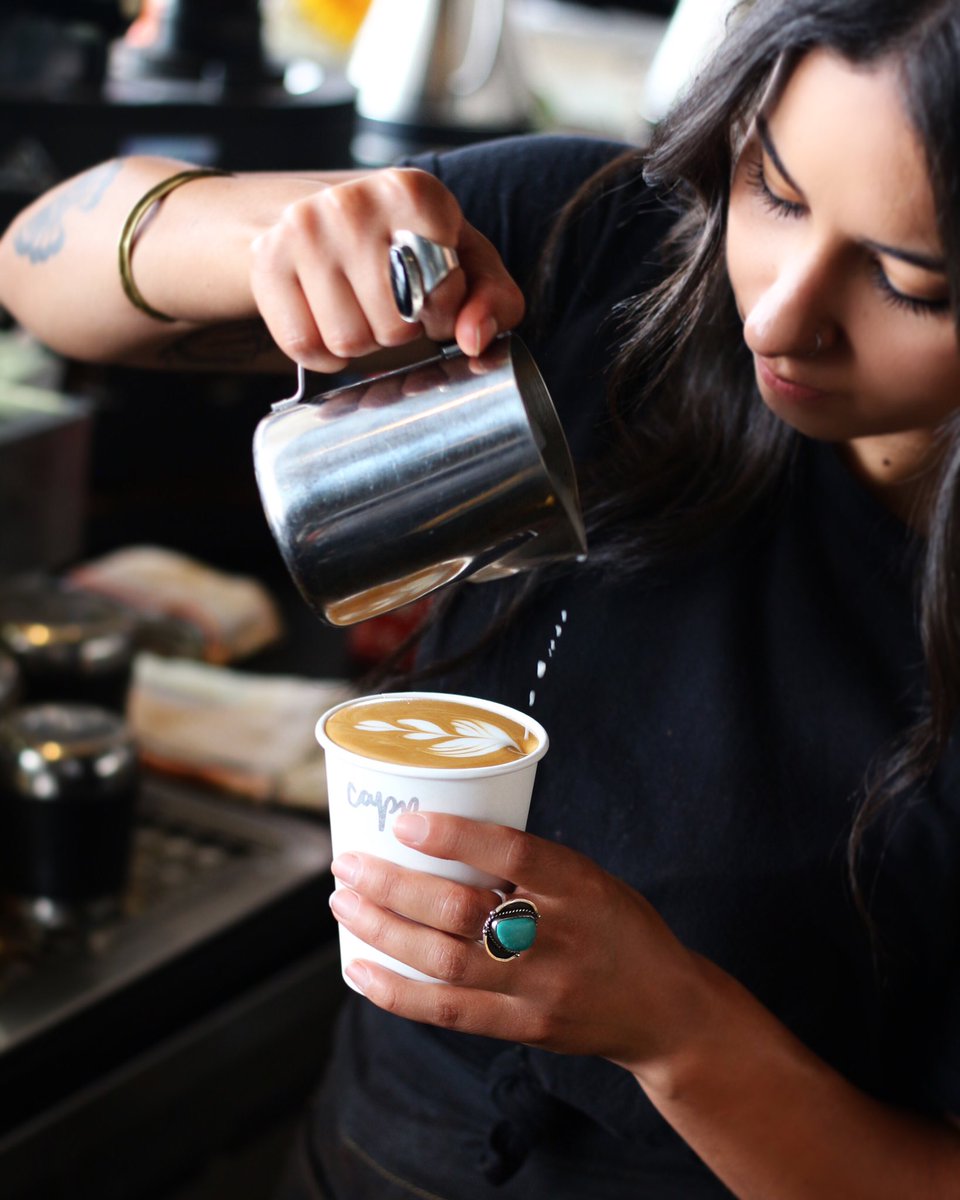 CafeMoto's tweet photo. The final lap until the weekend! 🏁 #TGIF 💛🖤
#SeeYouInTheFastLane #SanDiego #CafeMoto #SDCoffee #ForwardDrinking #Barista #Coffee #Pour #Espresso #Moto #baristalife #CafeMotoCoffee https://t.co/dnhtzK2fPv