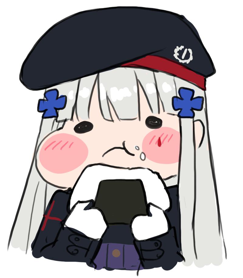 少女前線「もぐもぐ#HK416 #ドルフロ #소녀전선 #少女前線 」|INKのイラスト