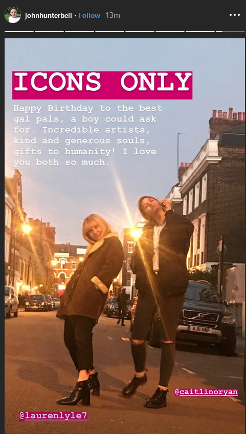 CaitORyanFans's tweet photo. From @JohnBell's IG story!
I agree with John - @_CaitlinORyan & @LlaurenLyle rock!
#HappyBDayCaitlin #HappyBdayLauren https://t.co/wZtkc7K19K
