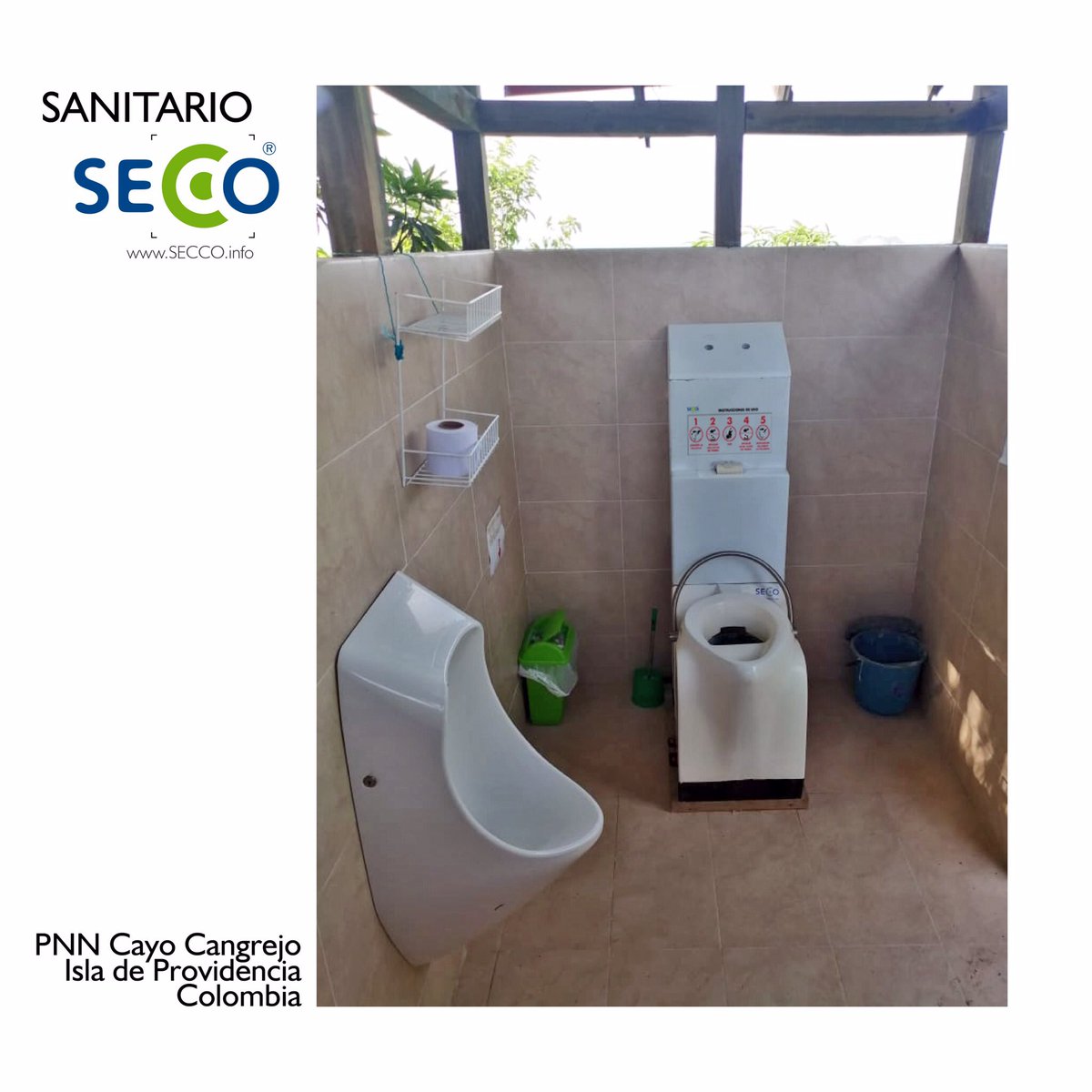 LehoSas's tweet photo. Nuestro sanitario secco en PNN Cayo Cangrejo en la isla de Providencia. #drytoilet #waterlesstoilet #savethewater @ParquesColombia @sanwatforall https://t.co/BwJfAkmvN7