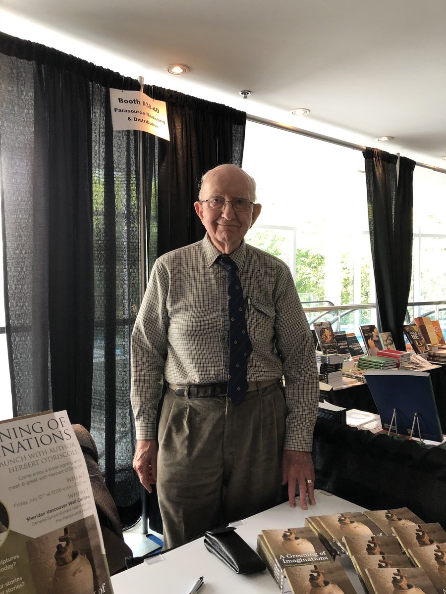 editorNancyB's tweet photo. Herbert O’Driscoll is ready to sign your book at the #Parasource booth at #gs2019. https://t.co/i544EoucYr