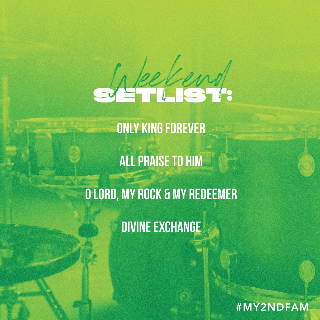 2NDFAMChurch's tweet photo. Hey, 2ND Fam! Join us for worship this Sunday at 8, 9:30 or 11am! Can't wait to see you! #MY2NDFAM #setlistsunday https://t.co/dwCIPQalQl