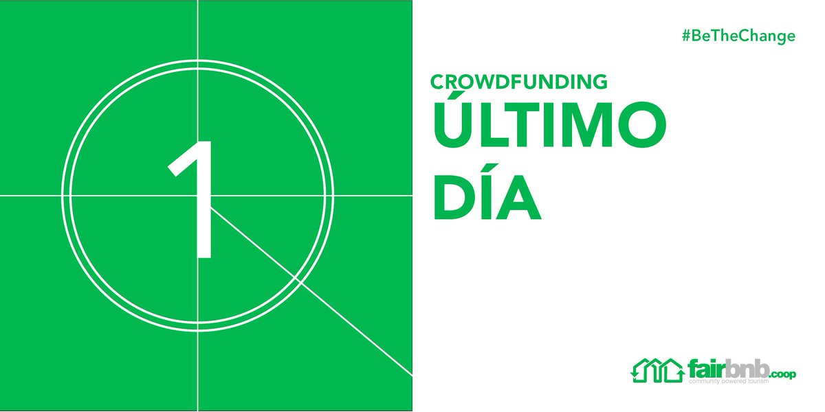 FairBnB_ES's tweet photo. Último Día!!!
Estamos cerrando la segunda ronda de nuestro CROWDFUNDING!
Tu última posibilidad para conseguir interesantes retornos y DESCUENTOS!!!

Visita > https://t.co/fHWvXdXxDF

#BeTheChange 
#GoteoFunding https://t.co/iJ33n0s51e