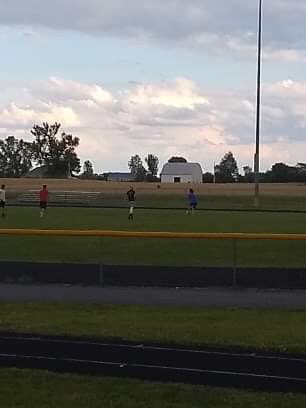 Got these pictures from a team mom last night. Apparently our captains got about 8 guys together last night on their own for one final tune-up before our 7on7 tonight. 

Pretty cool when the boys do this without coach involvement!