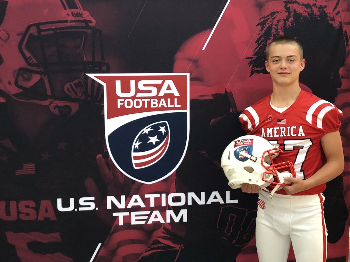 OMiranowski's tweet photo. Proud to be a part of the USA Football MS Bowl Game in TX. Can’t wait to learn from the best.
@USAFootball 
@AlPopsUSAFB 
@CoachTPulford https://t.co/6dElx4Kk0Q