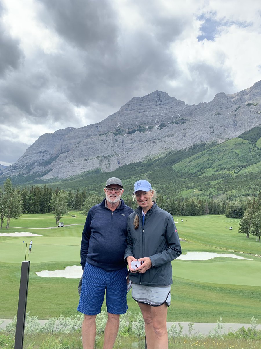 KananaskisGolf's tweet photo. The Hole in one club just keeps getting bigger!! Two more to add in the last couple of days!! Congrats to Claire Sharpe and Brendon Goodstoney for joining the club!!! Both got their first hole in ones with us! Nice work! #playthek #makethetime #Kaceclub #oneswing https://t.co/MAFuBCnMIK