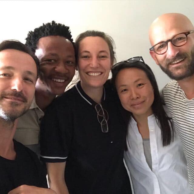 Attended my first <a href="/MagnumPhotos/">Magnum Photos</a> AGM here in London in late June at <a href="/BarbicanCentre/">Barbican Centre</a>, and gathered my cohort (2018) of nominee members for a team we-fie and group hug. From left  Rafał Milach, Lindokuhle Sobekwa Linda, Lua Ribeira Loui, Gregory Halpern. 🏃‍♀️🏃