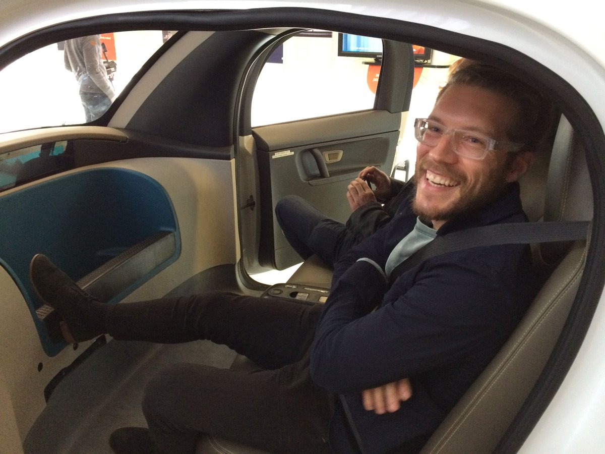 DesigningUber's tweet photo. Welcome @svenkrome to Uber!

Before joining Uber ATG Sven was postdoc at @cornell_tech exploring the UX of autonomous intersections and designed navigation systems for @here Technologies. He loves vintage cars, rock climbing and exploring weird noises with digital music machines. https://t.co/wsxW9zHsfc