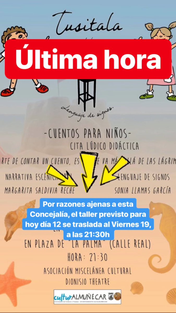 CulturAlmuñécar (@culturalmunecar) on Twitter photo 