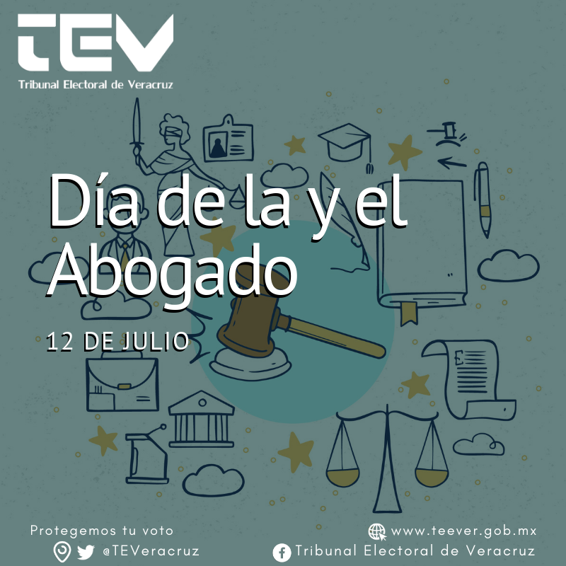 TEVeracruz's tweet photo. Felicidades a las y los abogados, y un reconocimiento por su labor diaria. #DíadelAbogado! 🦉 #TEV https://t.co/FpeoT2Dqka