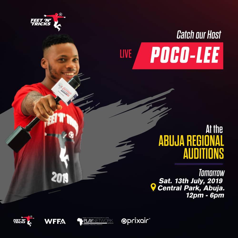 potam1304's tweet photo. #AbujaTwitterCommunity come and watch Nigerian youths display their talents at the African Freestyle Football championship auditions holding tomorrow @Centralparkabj_ #AFFC19
Entry is absolutely Free! https://t.co/CQBo463tUc