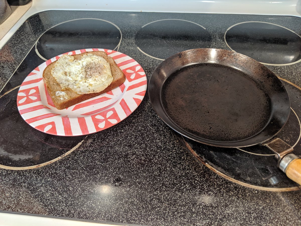 avi_physics's tweet photo. @hodgman I admittedly do kind of like the dark brown patina on carbon steel. https://t.co/i2NBdOj2wz
