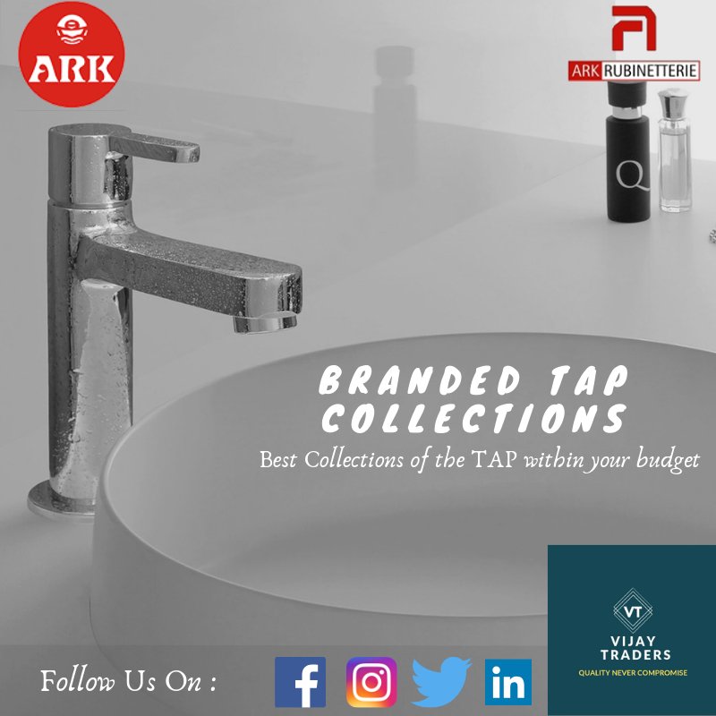traders_vijay's tweet photo. #vijaytraders #bathroomfittings #ark #products #brandproducts #longlasting #quality #bestTaps #Tap #collections #guaranteed #lifechanger #refreshing #revolutionary #savewater💧
For more information visit our store or else contact us on : +91-9879614481 https://t.co/oEcx33PfQv