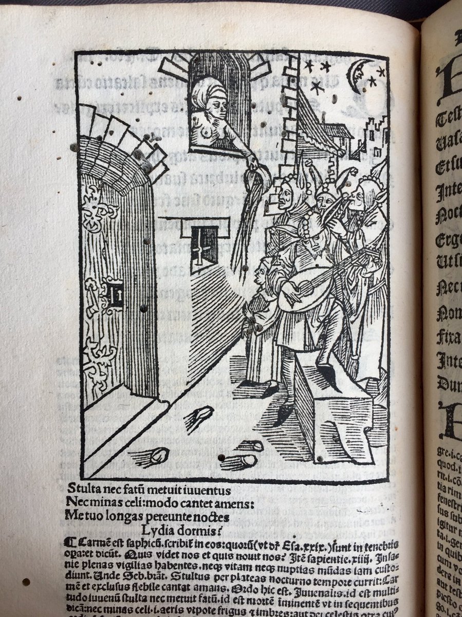 ParkerLibCCCC's tweet photo. @CorpusCambridge @suz_paul @BLMedieval @camedieval @BodCons @TheArtsSociety_ @westdeancollege @LovettPatricia @heritage_crafts @aldevine This ancient ancestor of our sprightly present-day collection carers survives in SP.106/'Navis stultifera', our #earlyprint copy of the Paris 1505 Latin trans of Seb Brant's 'Ship of Fools' (cf https://t.co/igkKlf5i4g):
For max #FridayFeeling, enjoy these vivacious #woodcuts! https://t.co/PJP4Rd2Cwo