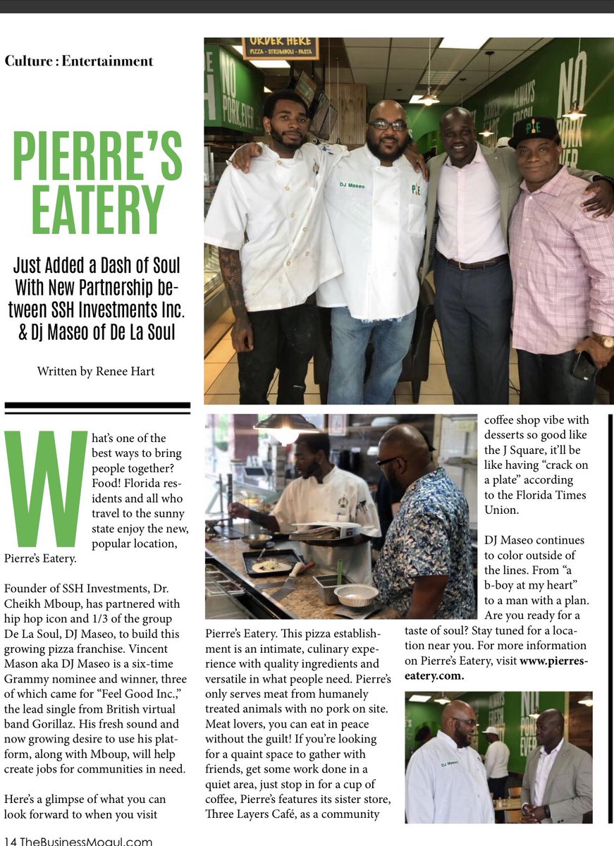 brightconcepts_'s tweet photo. #clientnews great write about @FriendsMaseo partnership with #PierresEatery from @BusinessMogul2 https://t.co/rbSClPgMol