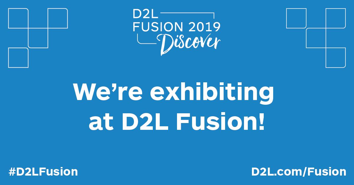 examity's tweet photo. #D2LFusion kicks off next week! We look forward to many great conversations with forward-thinking decision-makers focused on #edtech & #learningvalidation! https://t.co/L4SIBvVgln