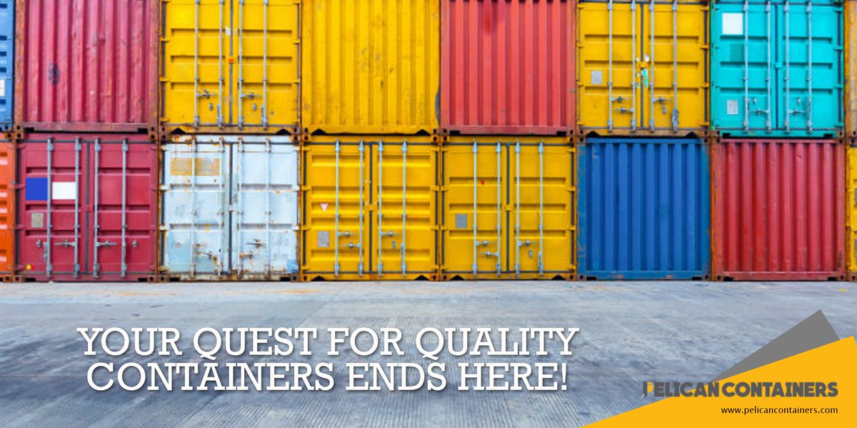 PelicanContain's tweet image. Pelican Containers has been around for years now and is a reputed name in the used #ContainerTrading industry.

We source our #containers only from our trusted partners and offer them at the best price possible. 

Try us today; we’re just a call away!

#ShippingContainers