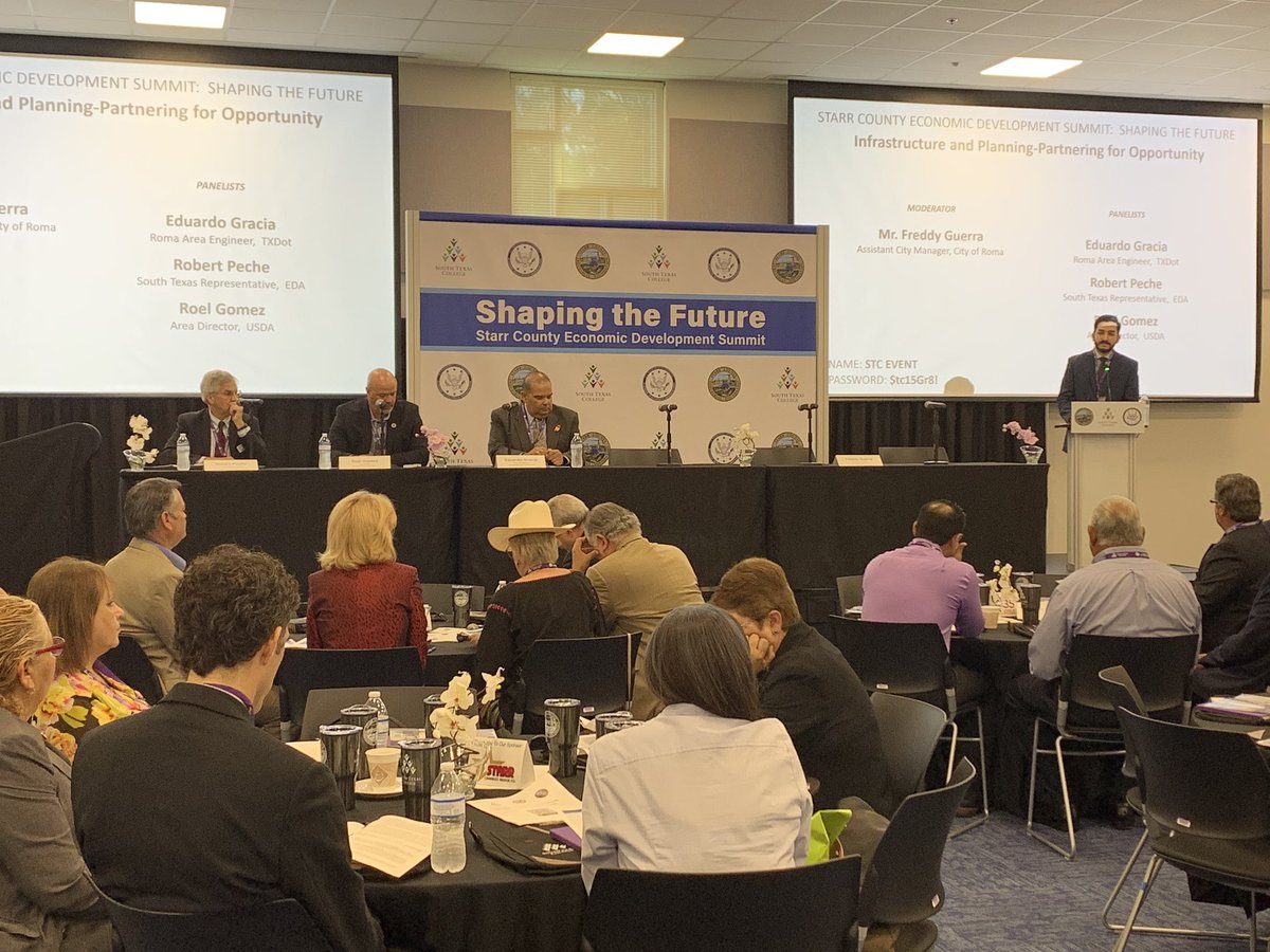StarrInd's tweet photo. The Starr County Economic Development Summit to compose a new and updated strategic plan has begun. #ShapingTheFuture https://t.co/L0MxnmP5mr